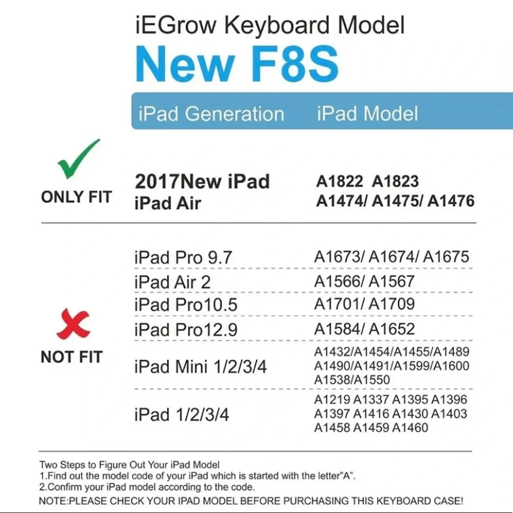 iEGrow New F8S 7 Colors LED Backlit